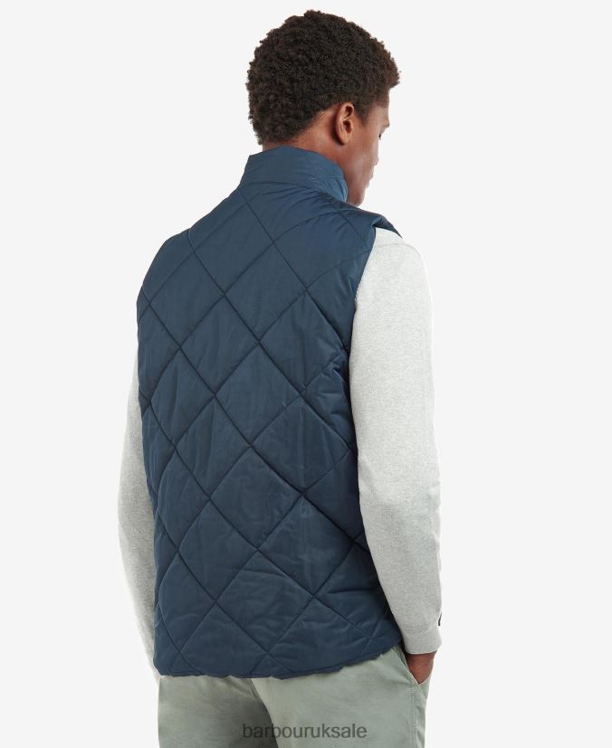 Finchley Quilted Gilet Barbour Men R08LB6251 Clothing Classic Navy