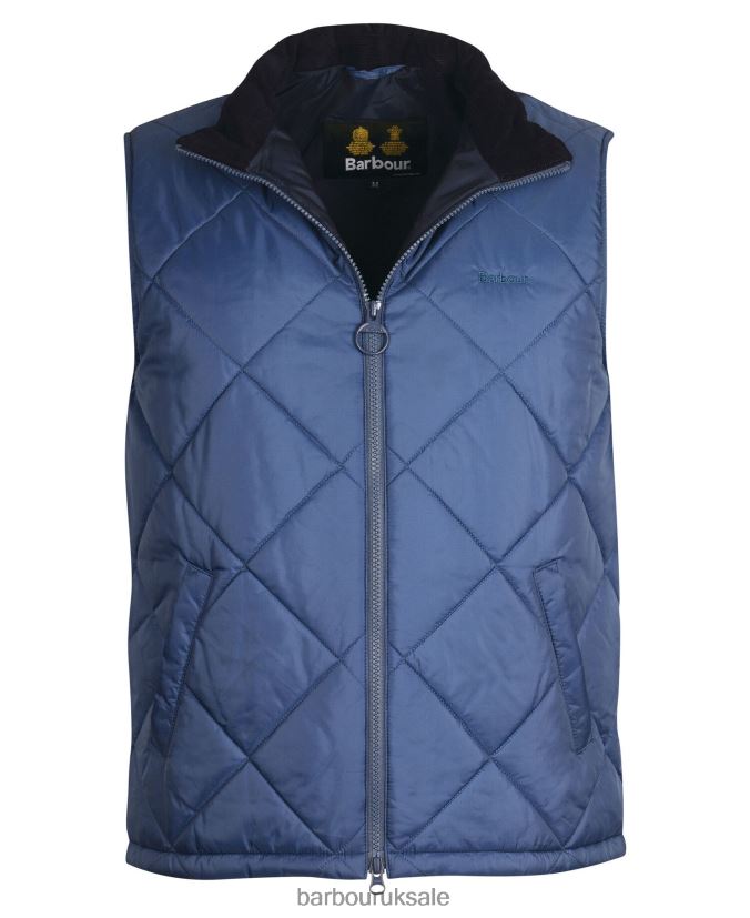 Finnar Gilet Barbour Men R08LB6226 Clothing Navy