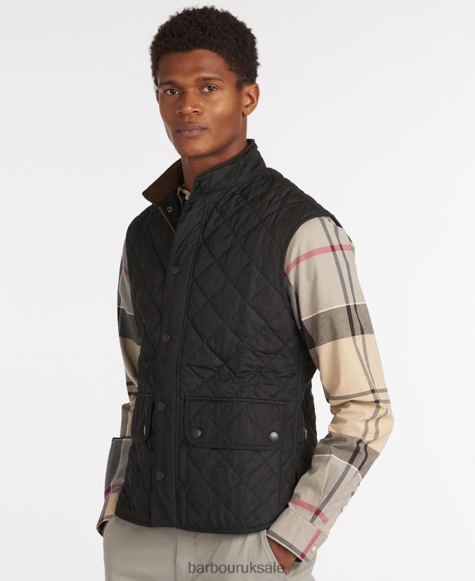 Lowerdale Gilet Barbour Men R08LB6225 Clothing Black - Click Image to Close