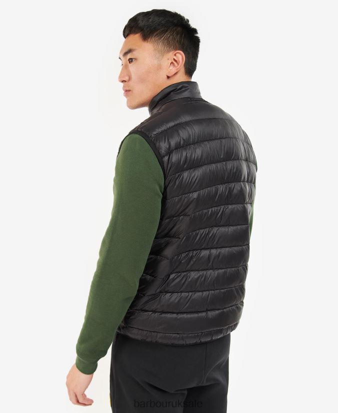 Racer Reed Gilet Barbour Men R08LB6227 Clothing Black