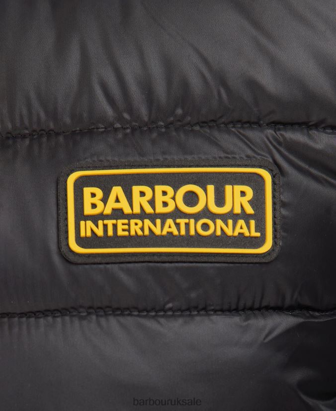 Racer Reed Gilet Barbour Men R08LB6227 Clothing Black