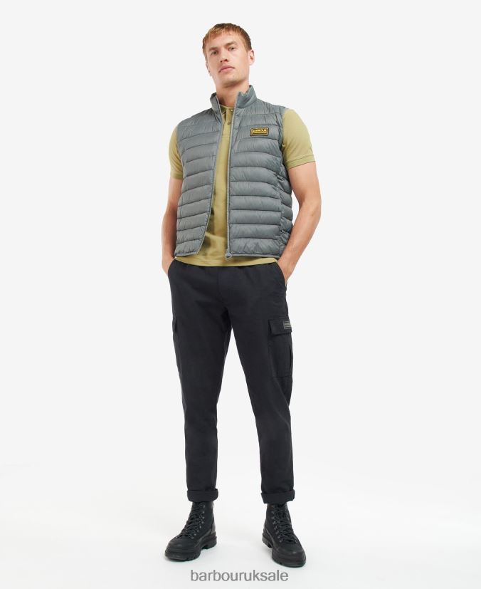 Racer Reed Gilet Barbour Men R08LB6248 Clothing Powder Blue