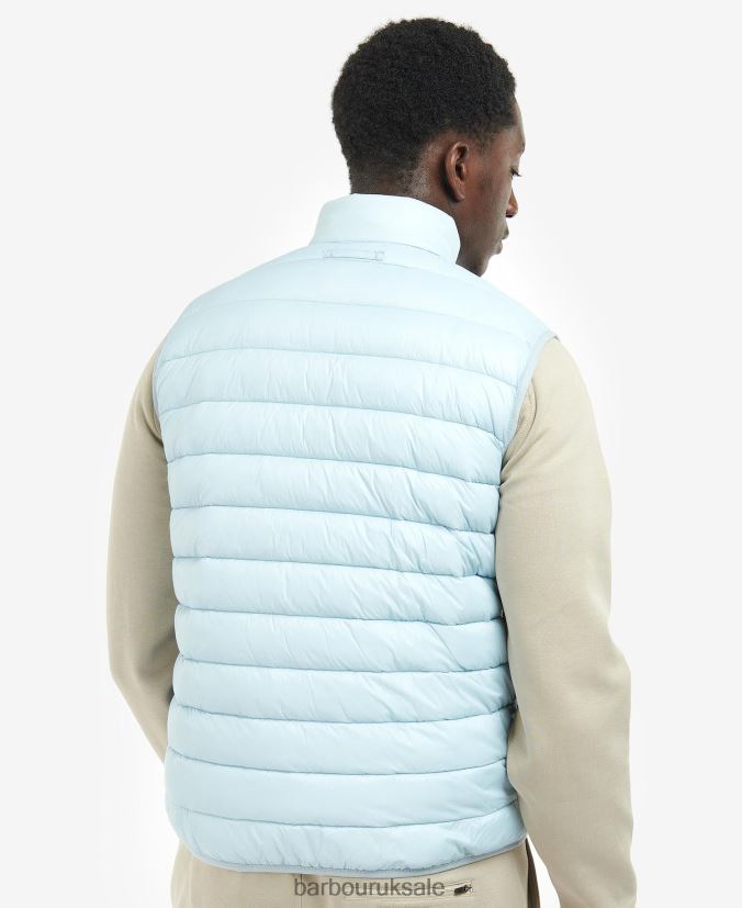 Racer Reed Gilet Barbour Men R08LB6253 Clothing Powder Blue