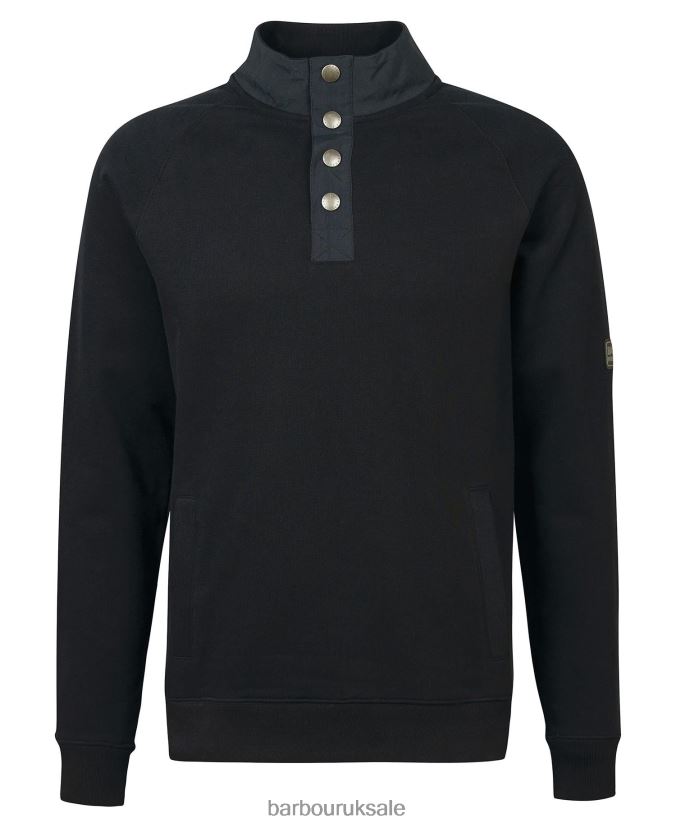 Dual Sweatshirt Barbour Men R08LB61047 Clothing Classic Black