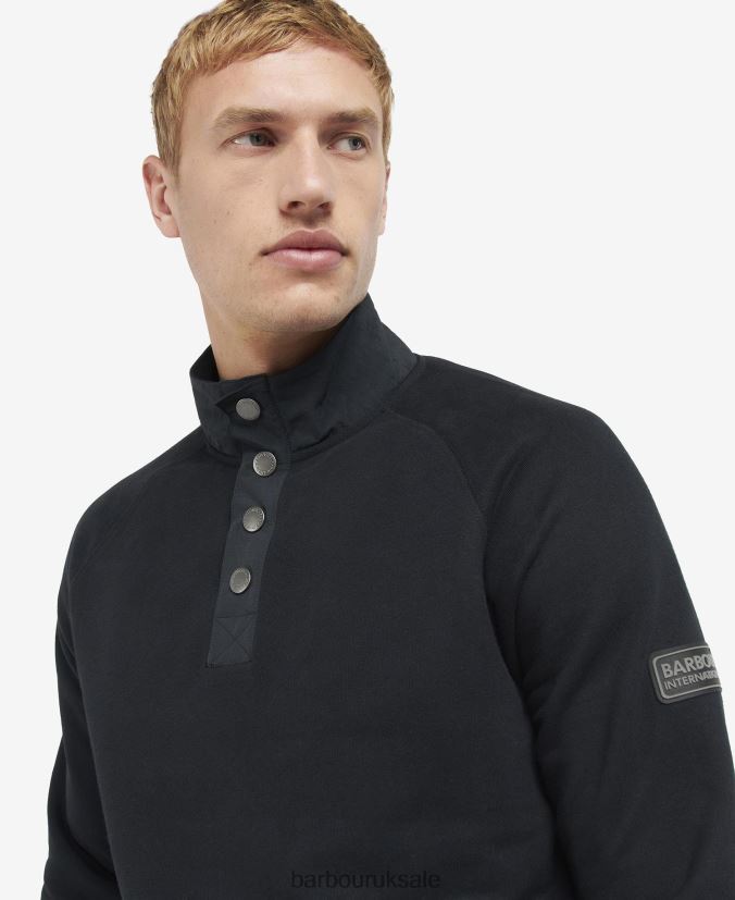 Dual Sweatshirt Barbour Men R08LB61047 Clothing Classic Black