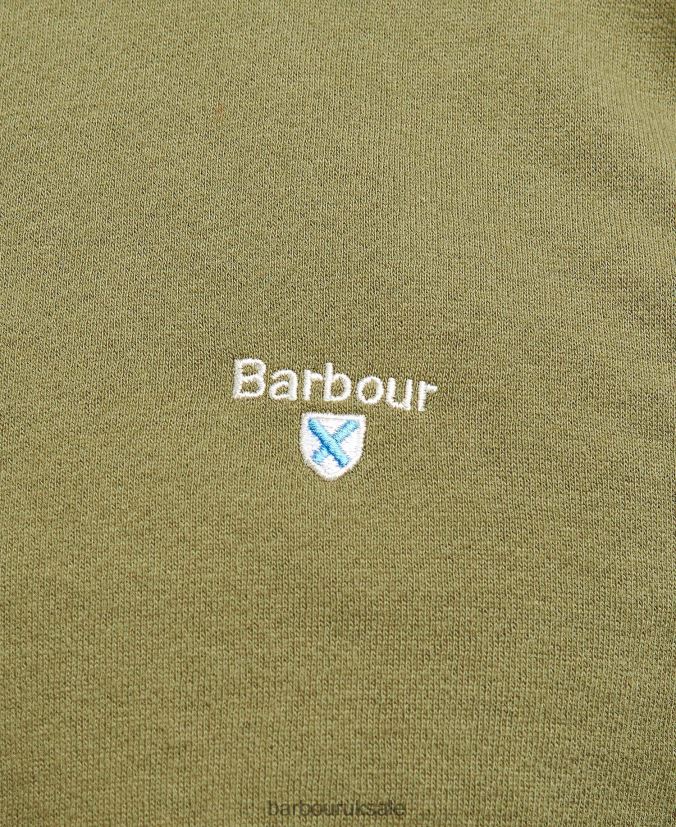 Egglescliff Sweatshirt Barbour Men R08LB6977 Clothing Ivy Green