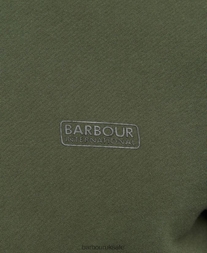 Essential Half Zip Sweatshirt Barbour Men R08LB6984 Clothing Timberwolf