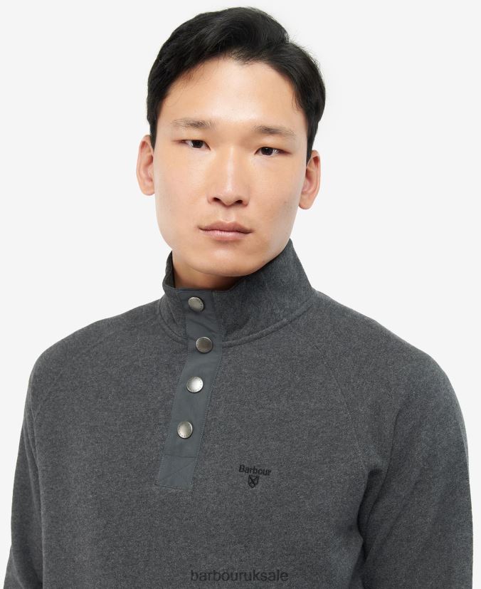 Half Snap Sweatshirt Barbour Men R08LB61004 Clothing Mist