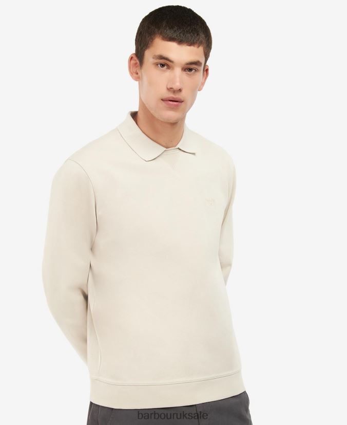 Headlam Cotton Sweatshirt Barbour Men R08LB61044 Clothing Mist