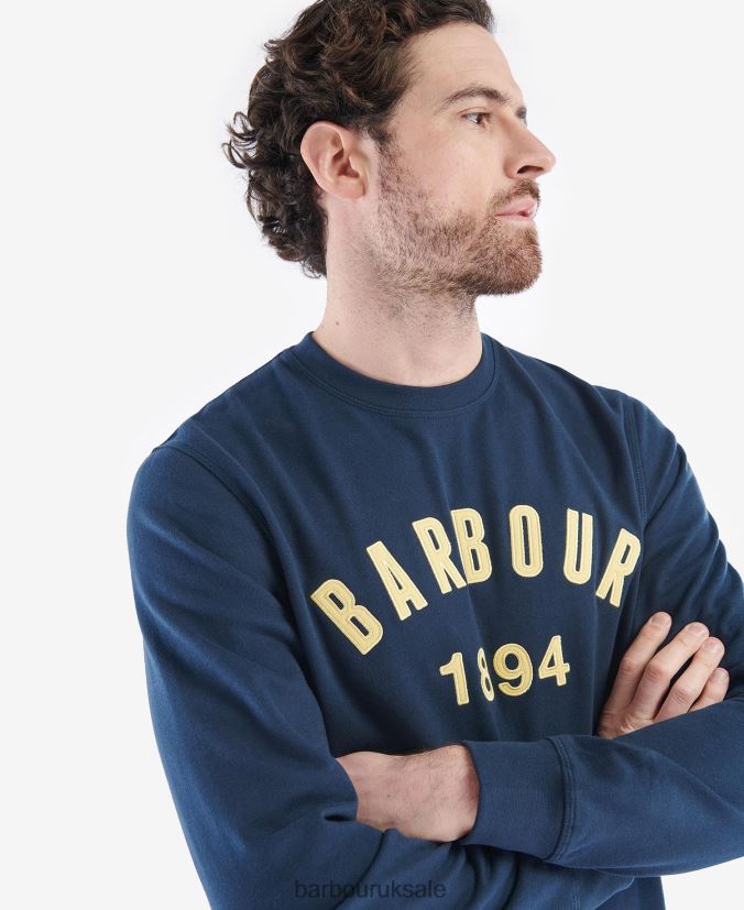 John Crew Sweatshirt Barbour Men R08LB61054 Clothing Ecru