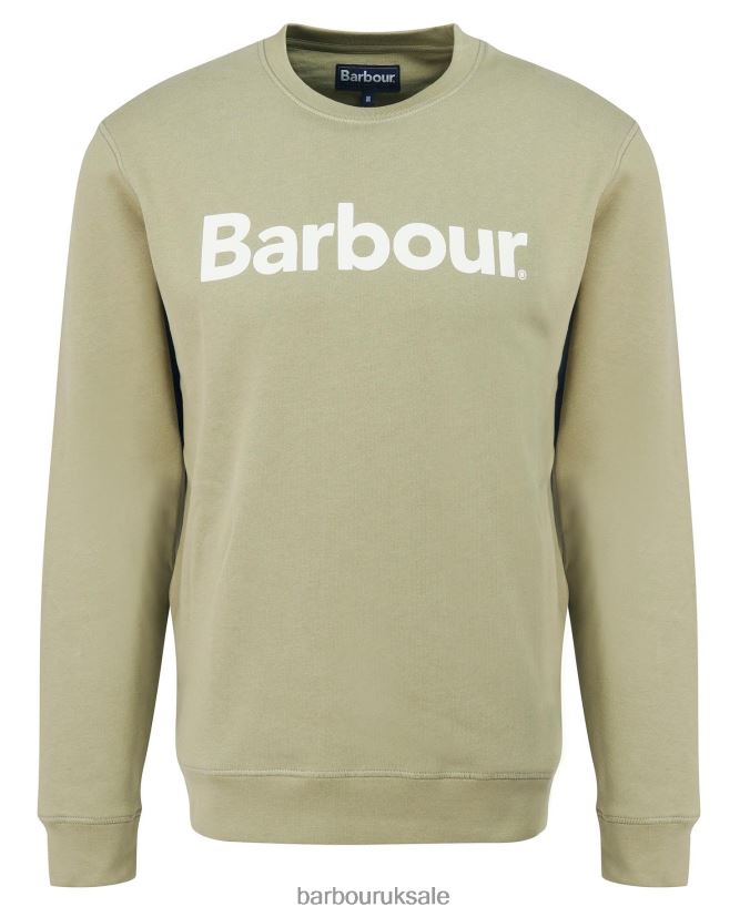 Logo Crew-Neck Sweatshirt Barbour Men R08LB61032 Clothing Navy