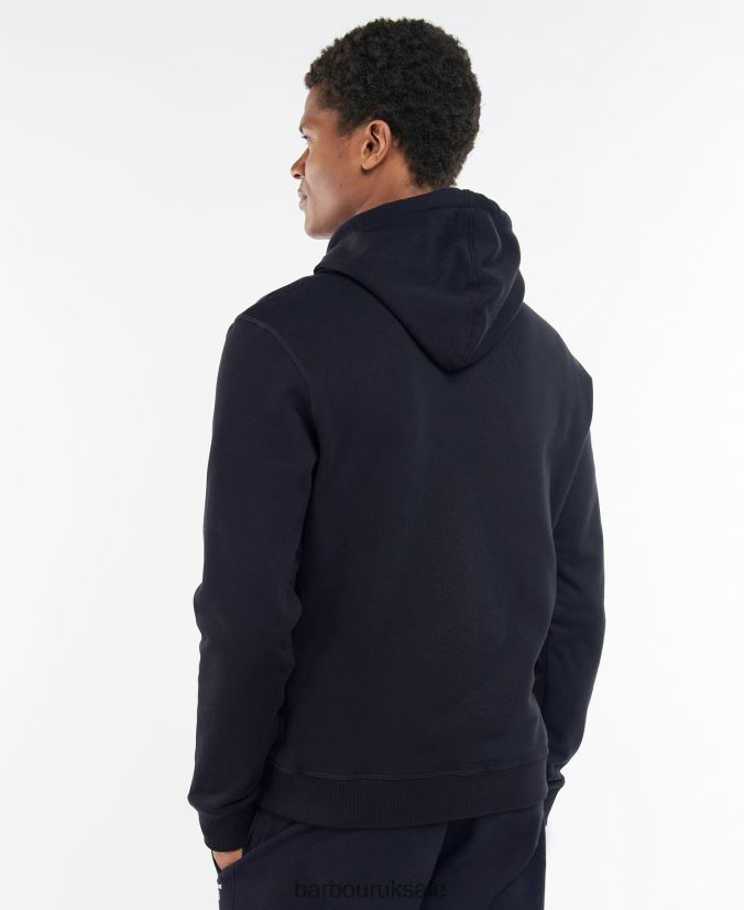 Logo Hoodie Barbour Men R08LB6986 Clothing Navy