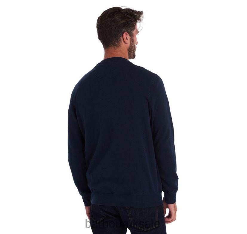 Prep Logo Sweatshirt Barbour Men R08LB61006 Clothing Navy