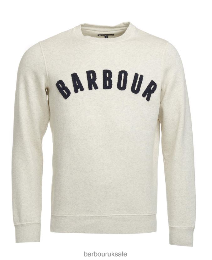 Prep Logo Sweatshirt Barbour Men R08LB61014 Clothing Grey Marl