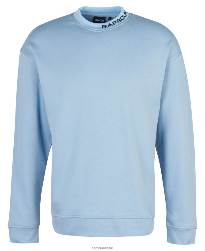 Regent Sweatshirt Barbour Men R08LB61038 Clothing Powder Blue