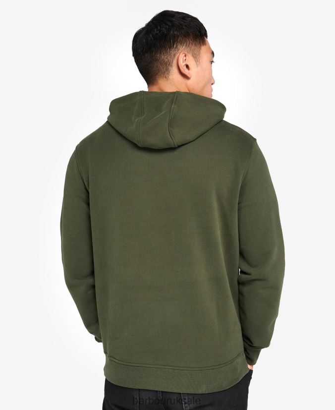 Roadster Hoodie Barbour Men R08LB61013 Clothing Forest