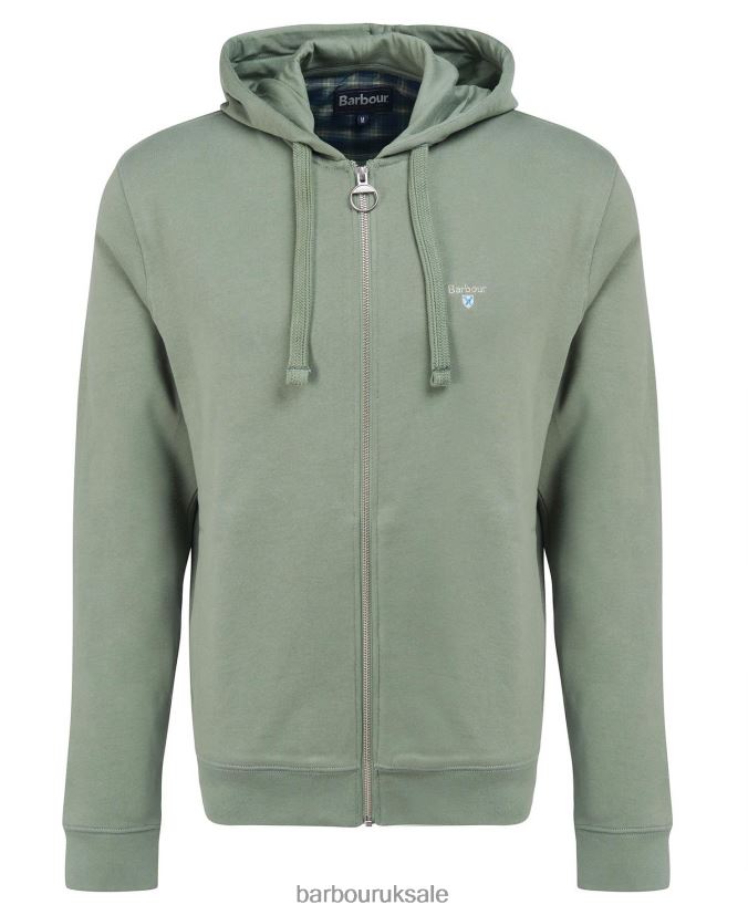 Wallington Zip Hoodie Barbour Men R08LB61051 Clothing Grey Marl