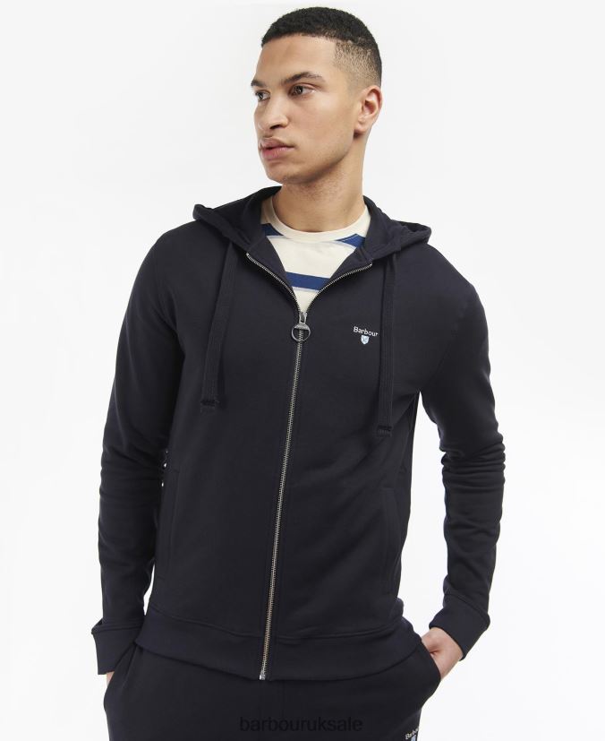 Wallington Zip Hoodie Barbour Men R08LB6983 Clothing Grey Marl