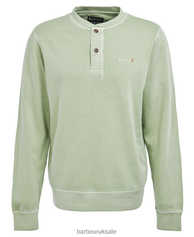 Westwick Henley Sweatshirt Barbour Men R08LB6979 Clothing Stone