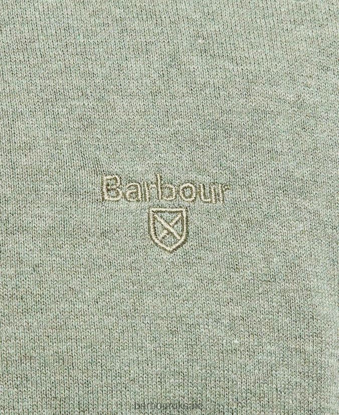 Light Cotton Crew Barbour Men R08LB61074 Clothing Bright Blue