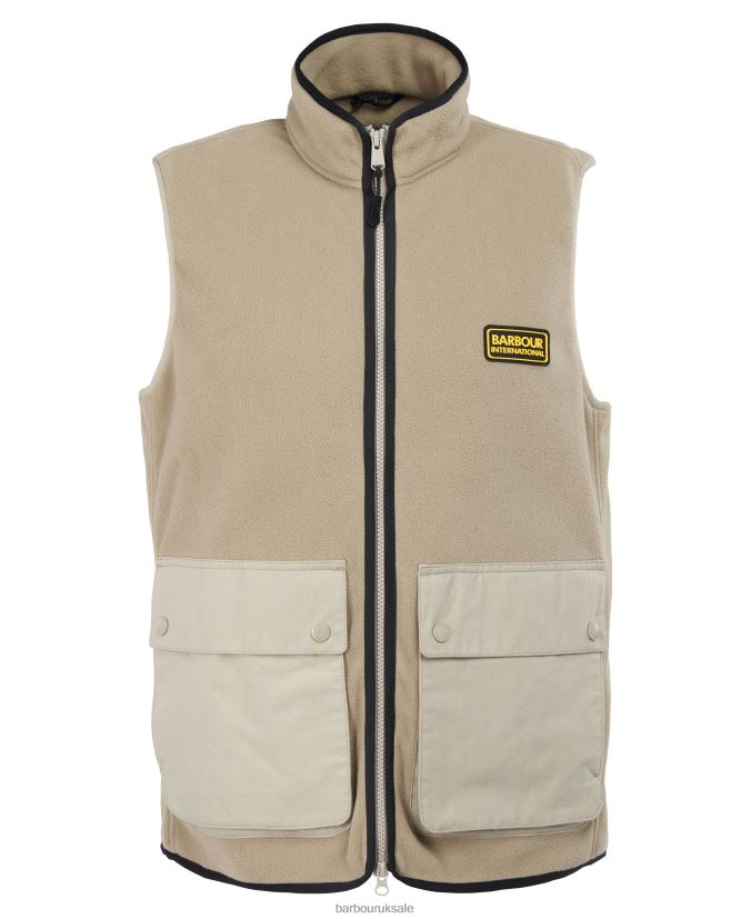 Oak Fleece Gilet Barbour Men R08LB61133 Clothing Concrete