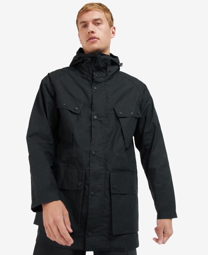 Deal Casual Parka Coat Barbour Men R08LB6176 Clothing Classic Black