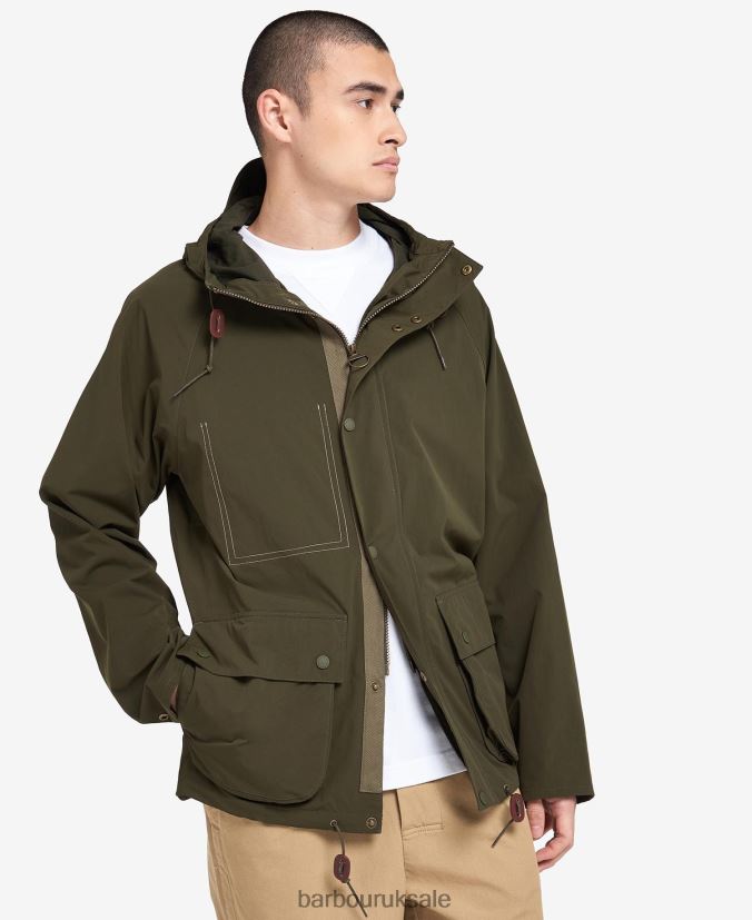 Field Parka Coat Barbour Men R08LB6172 Clothing Trench