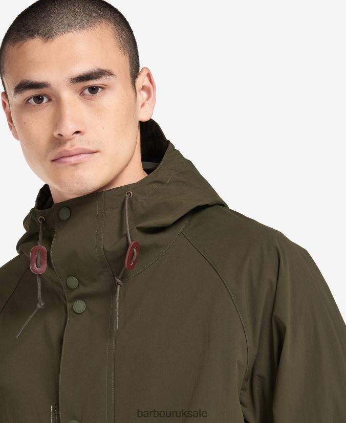 Field Parka Coat Barbour Men R08LB6172 Clothing Trench