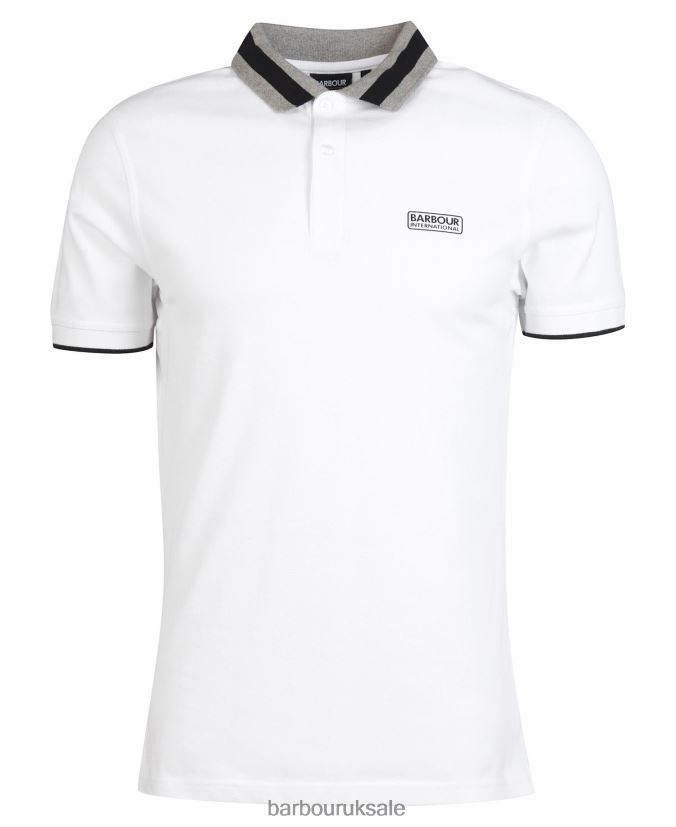 Aintree Polo Shirt Barbour Men R08LB6731 Clothing White