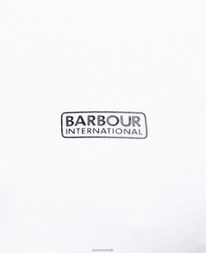 Ampere Polo Shirt Barbour Men R08LB6669 Clothing Light Grey