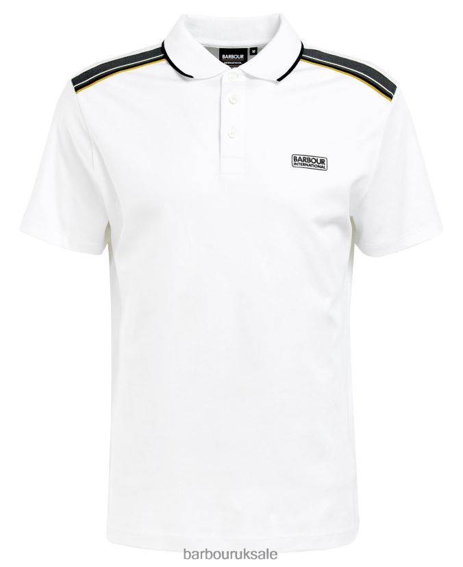 Barrow Polo Shirt Barbour Men R08LB6720 Clothing White