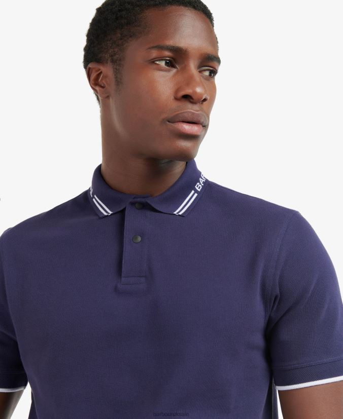 Bates Polo Shirt Barbour Men R08LB6641 Clothing Ink