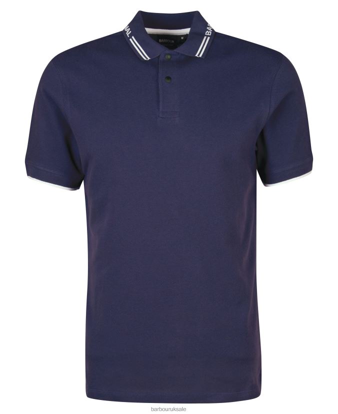 Bates Polo Shirt Barbour Men R08LB6641 Clothing Ink