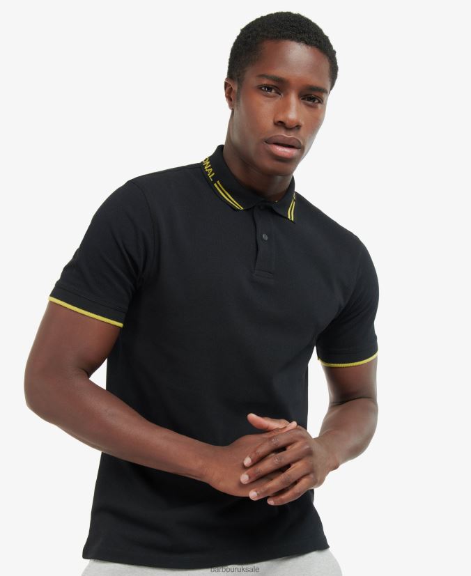 Bates Polo Shirt Barbour Men R08LB6704 Clothing Ink - Click Image to Close