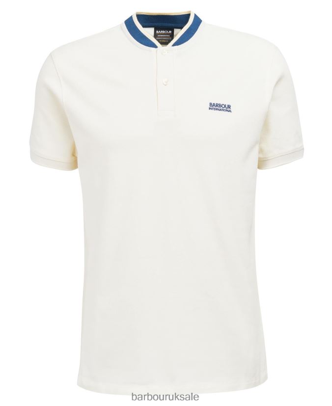 Dobbs Polo Shirt Barbour Men R08LB6668 Clothing Whisper White