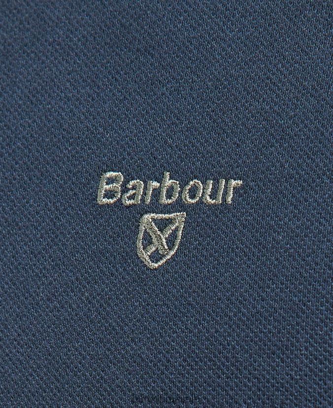 Easington Polo Shirt Barbour Men R08LB6684 Clothing Agave Green