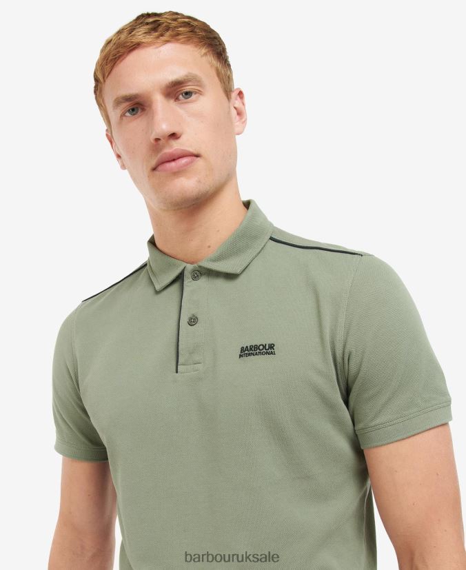 Edge Polo Shirt Barbour Men R08LB6645 Clothing Classic Black