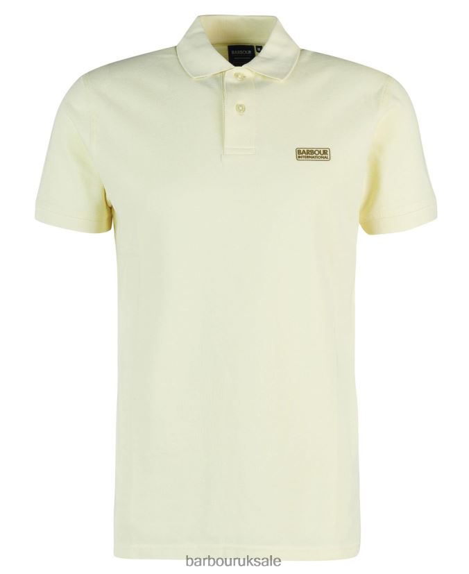 Essential Polo Shirt Barbour Men R08LB6655 Clothing Yellow Haze