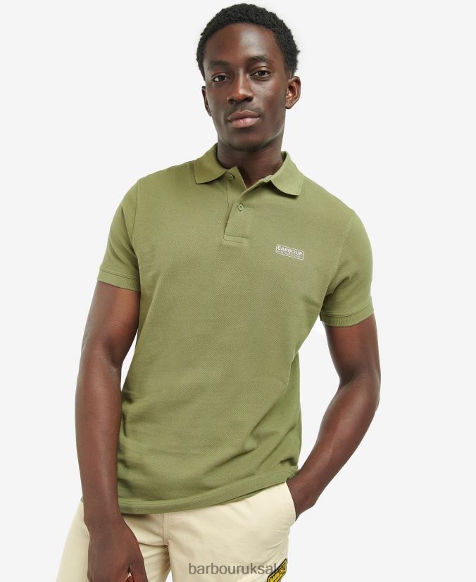 Essential Polo Shirt Barbour Men R08LB6693 Clothing Dark Thistle