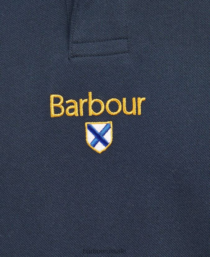 Founders Polo Shirt Barbour Men R08LB6630 Clothing Classic Navy