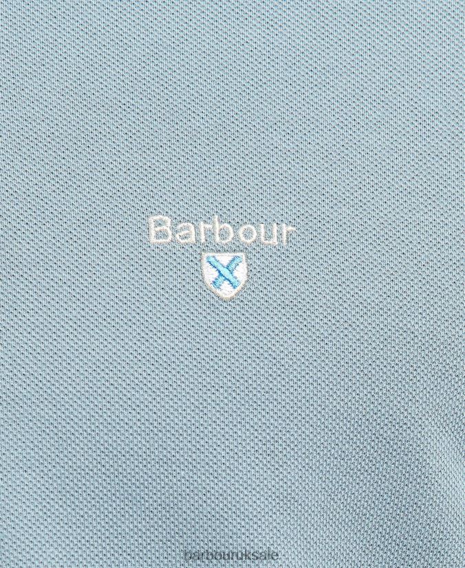 Harrowgate Polo Shirt Barbour Men R08LB6588 Clothing Washed Blue