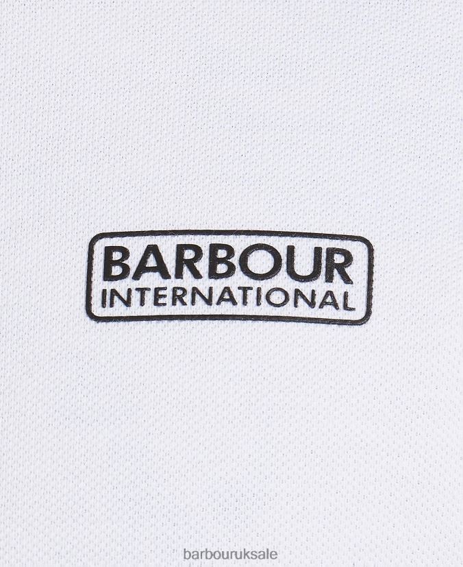 International Poloshirt Essential Tipped Barbour Men R08LB6571 Clothing White