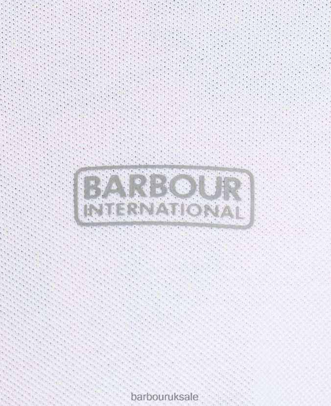 International Poloshirt International Essential Barbour Men R08LB6636 Clothing White