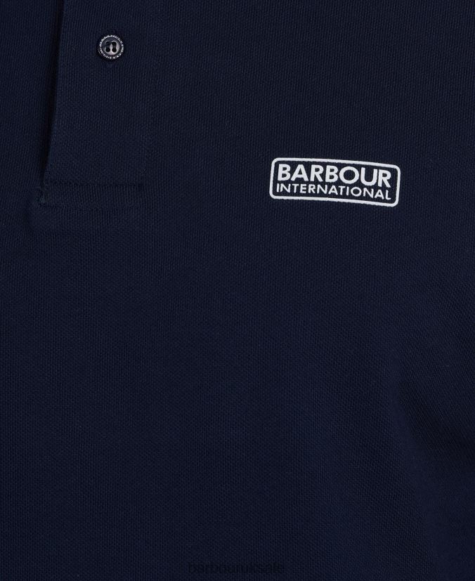 Long Sleeve Polo Shirt Barbour Men R08LB6663 Clothing Black