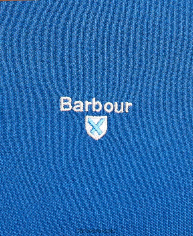 Lynton Polo Shirt Barbour Men R08LB6616 Clothing Monaco Blue