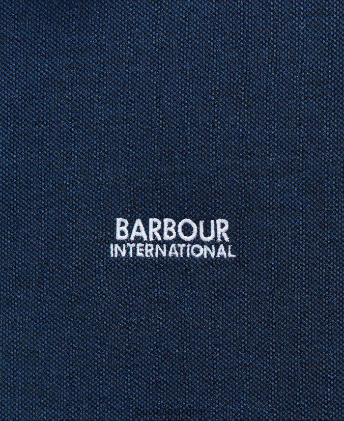 Milton Polo Shirt Barbour Men R08LB6733 Clothing Deep Blue