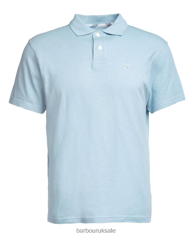 Ryde Polo Shirt Barbour Men R08LB6715 Clothing Dusty Mint