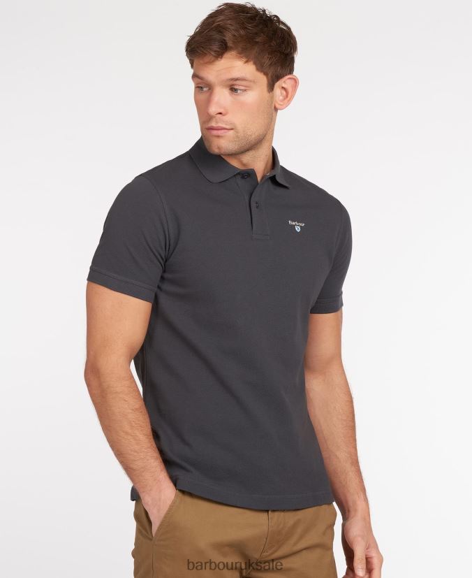 Sports Polo Shirt Barbour Men R08LB6561 Clothing Sky