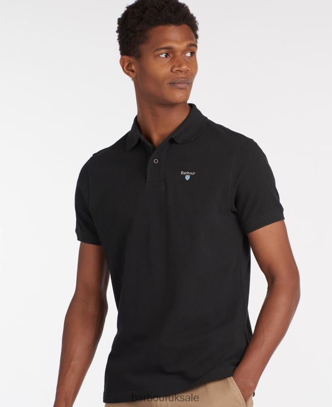 Sports Polo Shirt Barbour Men R08LB6563 Clothing Sky