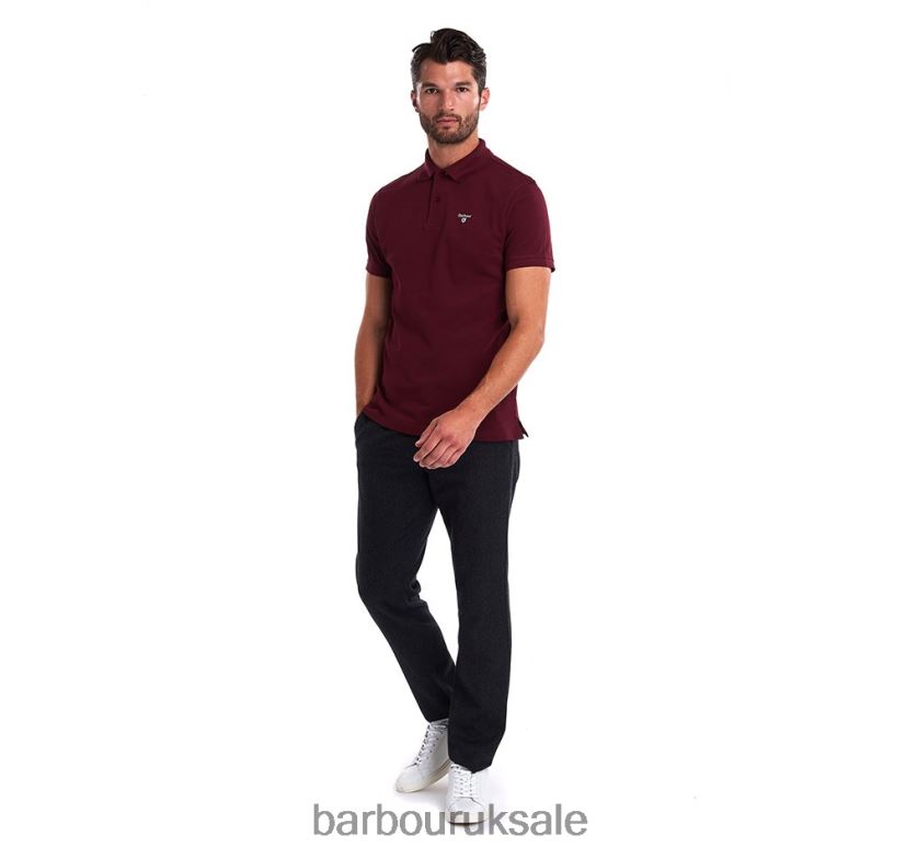 Tartan Poloshirt Pique Barbour Men R08LB6542 Clothing Surfspray